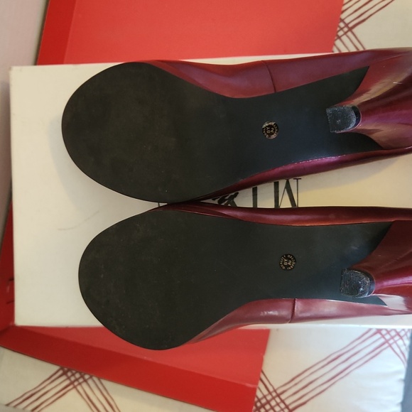 Mixit fauna red pumps used 8 1/2 - Picture 7 of 12